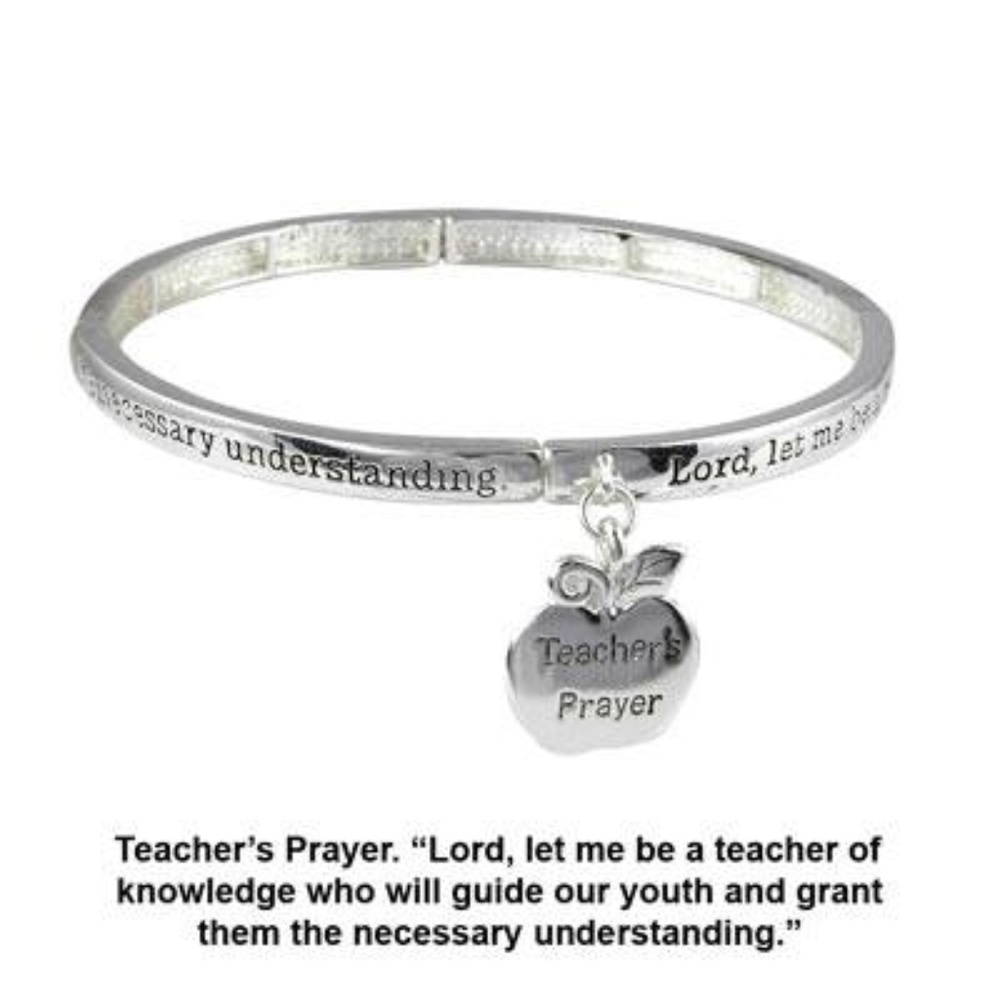 Teacher Prayer Bracelet